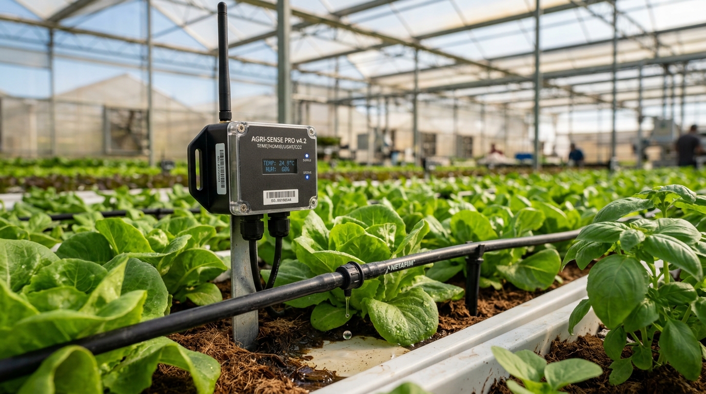 Akıllı Sera İklimlendirme ve Otomasyon Sensörleri - Smart Greenhouse Automation Sensors